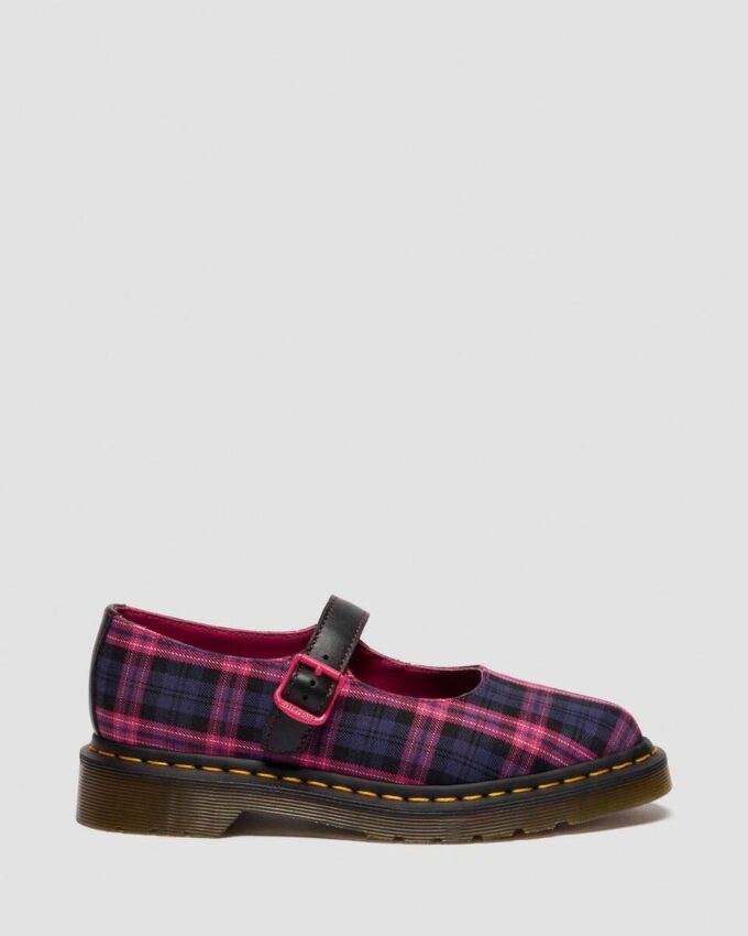 ELPHIE MJ Tartan Mary Jane Shoes ELPHIE MJ Tartan Mary Jane Shoes