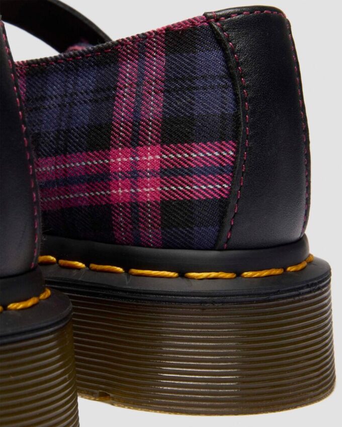 ELPHIE MJ Tartan Mary Jane Shoes ELPHIE MJ Tartan Mary Jane Shoes