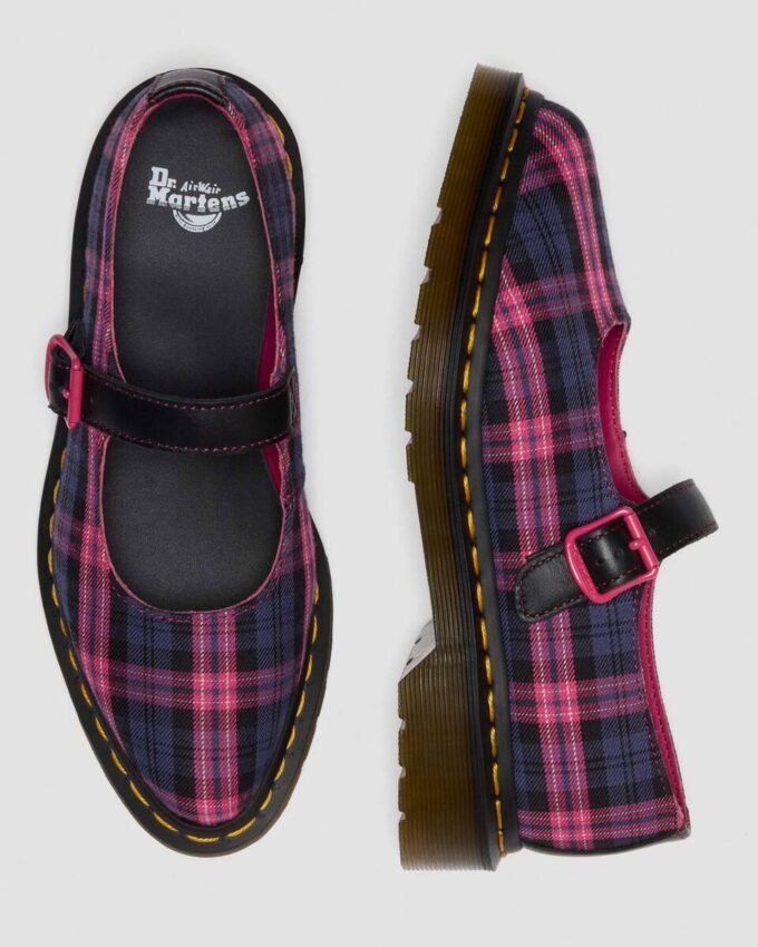 ELPHIE MJ Tartan Mary Jane Shoes ELPHIE MJ Tartan Mary Jane Shoes
