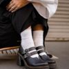 Eviee Sendal Leather Heeled Shoes Eviee Sendal Leather Heeled Shoes