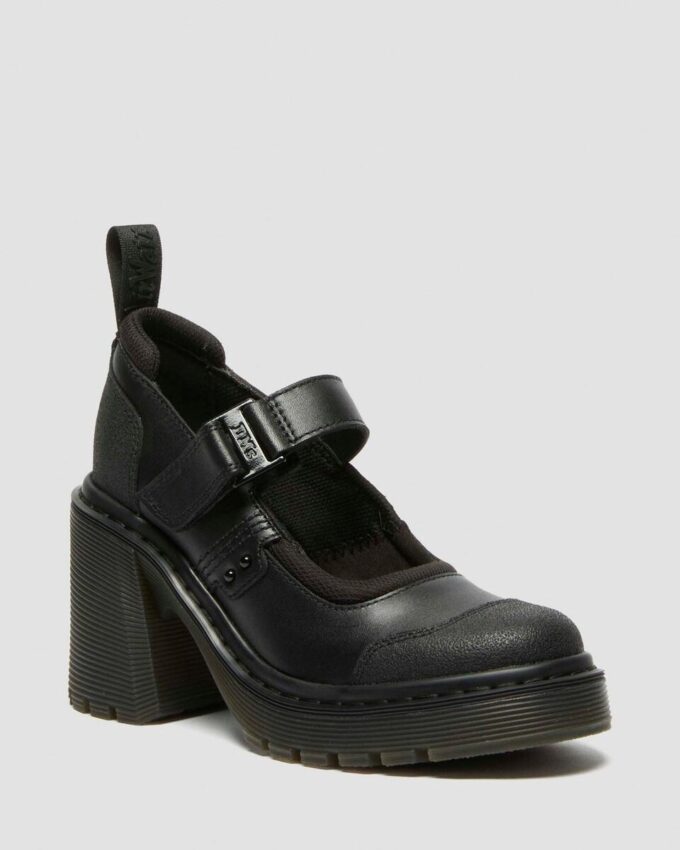 Eviee Tech Strap Mary Jane Heeled Shoes Eviee Tech Strap Mary Jane Heeled Shoes