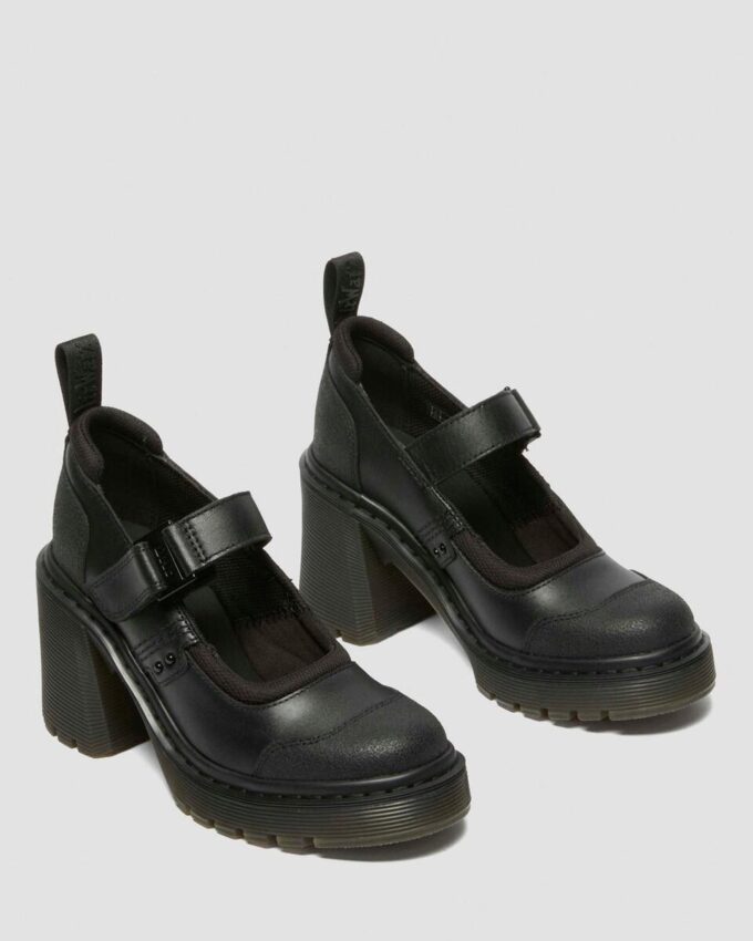 Eviee Tech Strap Mary Jane Heeled Shoes Eviee Tech Strap Mary Jane Heeled Shoes