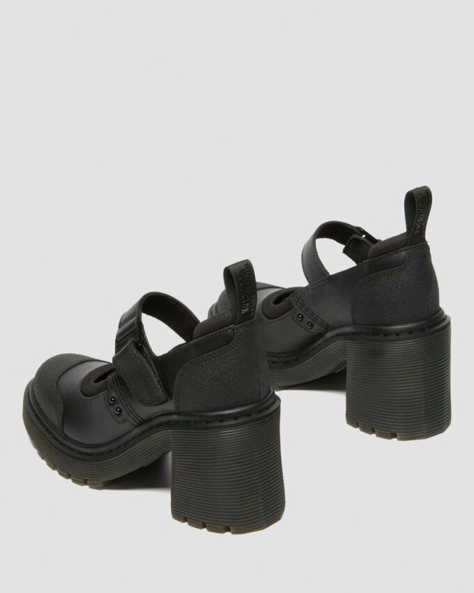 Eviee Tech Strap Mary Jane Heeled Shoes Eviee Tech Strap Mary Jane Heeled Shoes