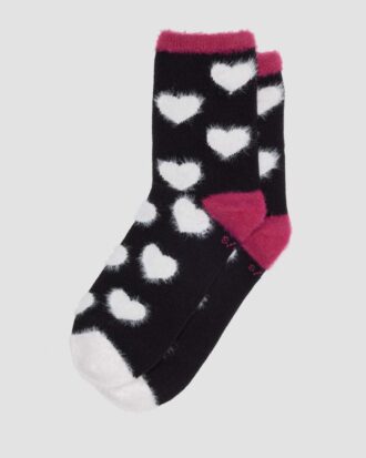 FAUX FUR ORGANIC COTTON BLEND SOCKS ORGANIC COTTON BLEND SOCKS