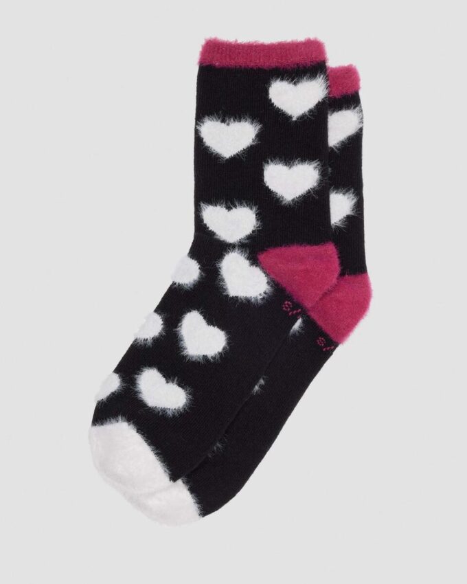 FAUX FUR ORGANIC COTTON BLEND SOCKS ORGANIC COTTON BLEND SOCKS