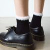 FAUX FUR ORGANIC COTTON BLEND SOCKS ORGANIC COTTON BLEND SOCKS