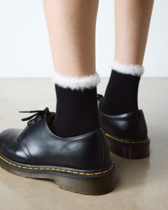 FAUX FUR ORGANIC COTTON BLEND SOCKS ORGANIC COTTON BLEND SOCKS