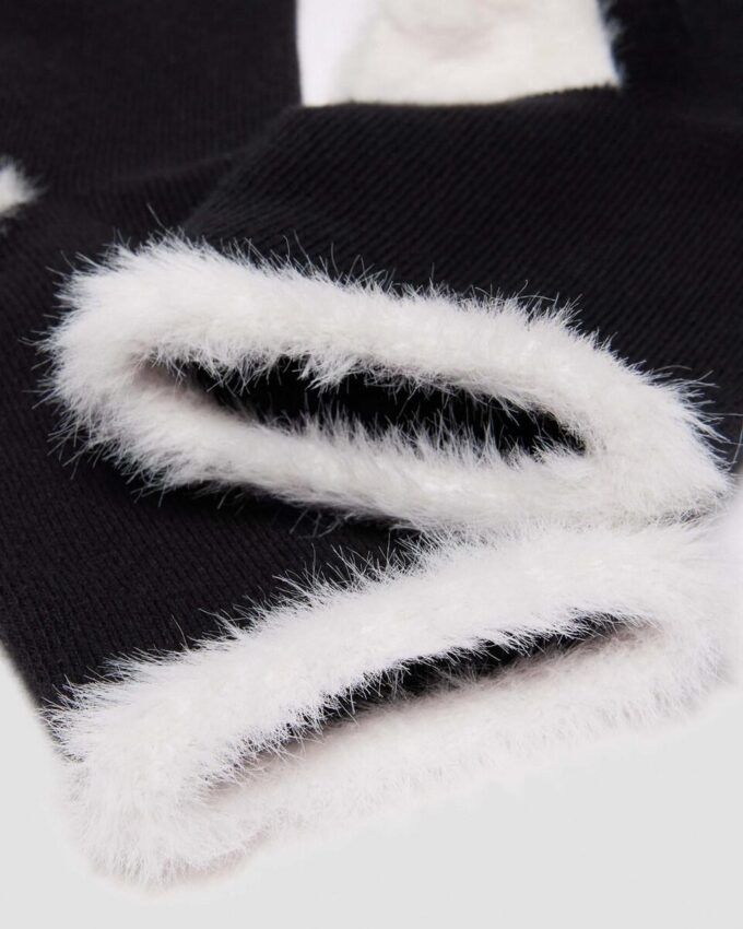 FAUX FUR ORGANIC COTTON BLEND SOCKS ORGANIC COTTON BLEND SOCKS