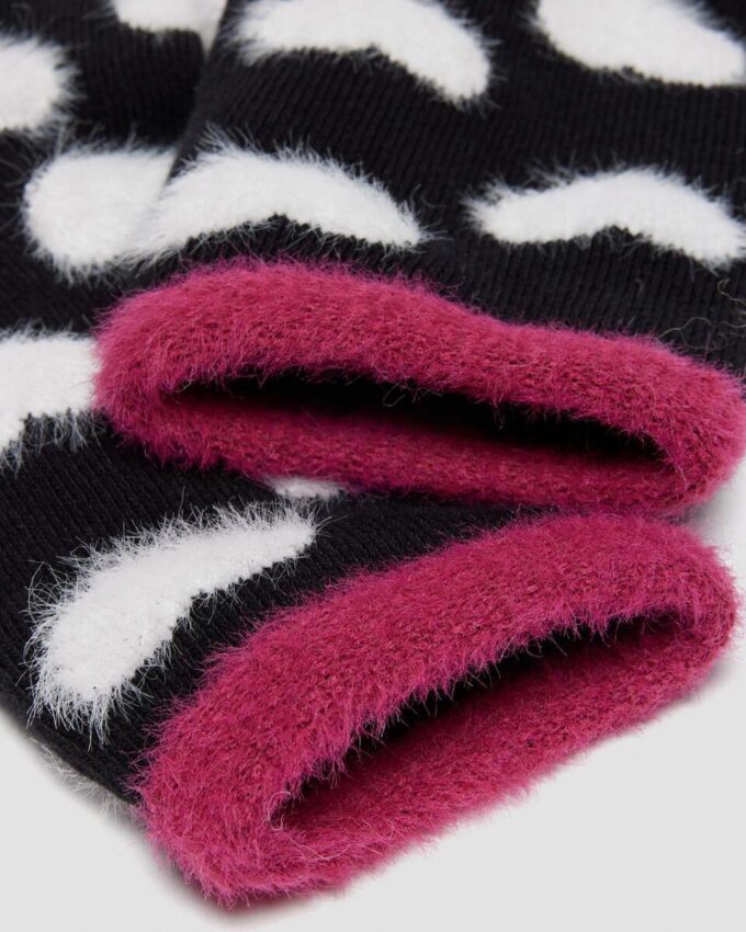 FAUX FUR ORGANIC COTTON BLEND SOCKS ORGANIC COTTON BLEND SOCKS