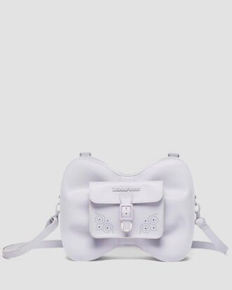 Frosted Lavendar Bow Bag Kiev Leather Bag