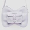 Frosted Lavendar Bow Bag Kiev Leather Bag Frosted Lavendar Bow Bag Kiev Leather Bag