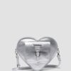 HEART BACKPACK Milled Metallic Backpack HEART BACKPACK Milled Metallic Backpack