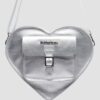 HEART BACKPACK Milled Metallic Backpack HEART BACKPACK Milled Metallic Backpack