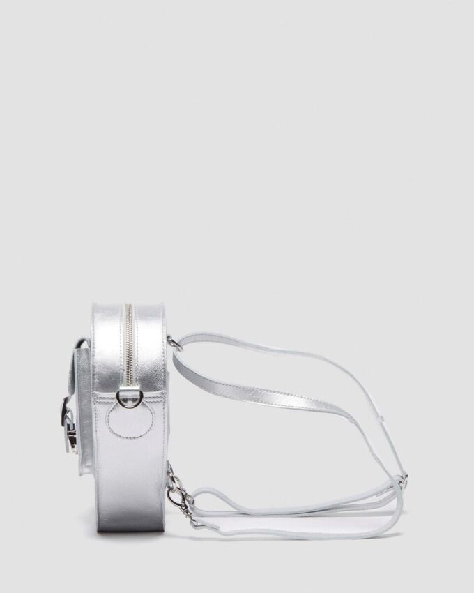 HEART BACKPACK Milled Metallic Backpack HEART BACKPACK Milled Metallic Backpack