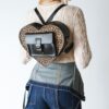 Heart Bag Leopard Kiev Leather Backpack Heart Bag Leopard Kiev Leather Backpack