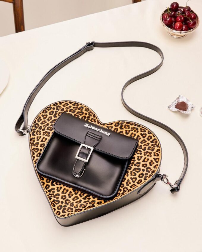 Heart Bag Leopard Kiev Leather Backpack Heart Bag Leopard Kiev Leather Backpack