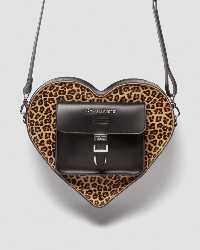 Heart Bag Leopard Kiev Leather Backpack Heart Bag Leopard Kiev Leather Backpack