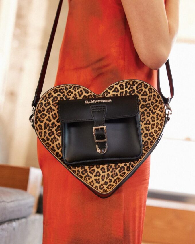 Heart Bag Leopard Kiev Leather Backpack Heart Bag Leopard Kiev Leather Backpack