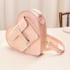 Heart Bag Metallic Shift Leather Backpack Heart Bag Metallic Shift Leather Backpack