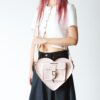 Heart Bag Metallic Shift Leather Backpack Heart Bag Metallic Shift Leather Backpack