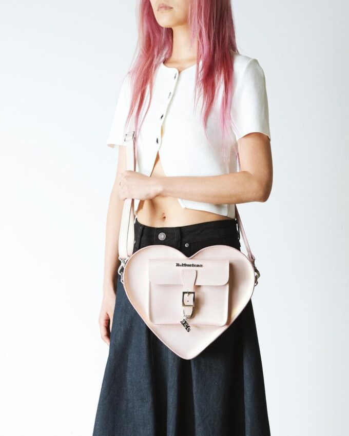 Heart Bag Metallic Shift Leather Backpack Heart Bag Metallic Shift Leather Backpack