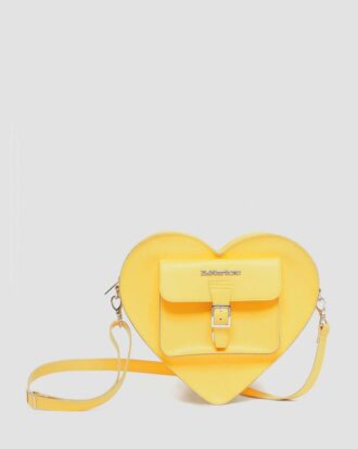 Heart Shaped Hardware Kiev Leather Bag
