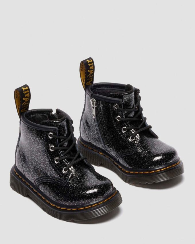 INFANT 1460 GLITTER PATENT LEATHER BOOTS INFANT 1460 GLITTER PATENT LEATHER BOOTS