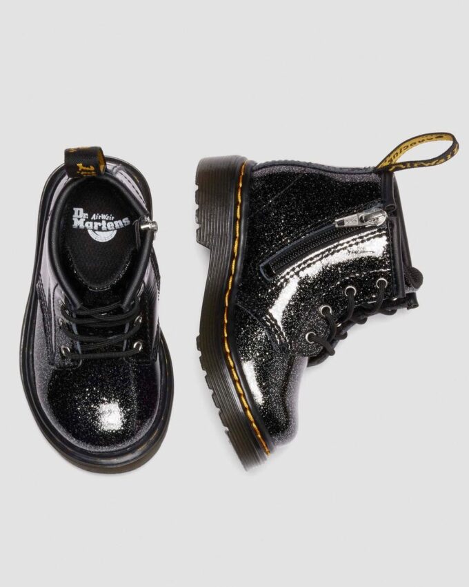 INFANT 1460 GLITTER PATENT LEATHER BOOTS INFANT 1460 GLITTER PATENT LEATHER BOOTS
