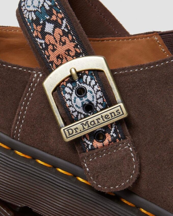 Isham Suede and Jacquard Mules Isham Suede and Jacquard Mules