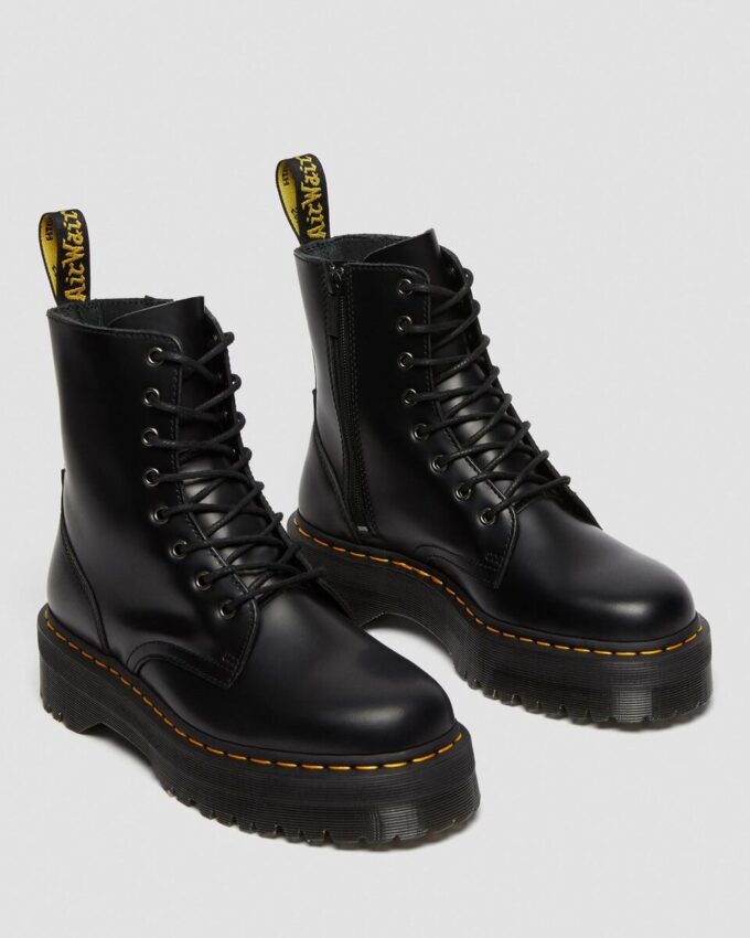 Jadon Boot Smooth Leather Platforms