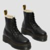 Jadon Faux Fur Lined Leather Platform Boots