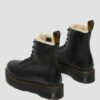 Jadon Faux Fur Lined Leather Platform Boots