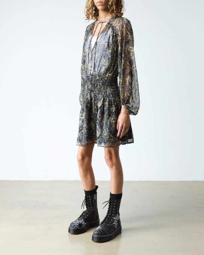 JADON HI SOLAR FLARE Reclaimed Leather Platform Boots JADON HI SOLAR FLARE Reclaimed Leather Platform Boots
