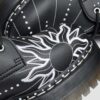 JADON HI SOLAR FLARE Reclaimed Leather Platform Boots JADON HI SOLAR FLARE Reclaimed Leather Platform Boots