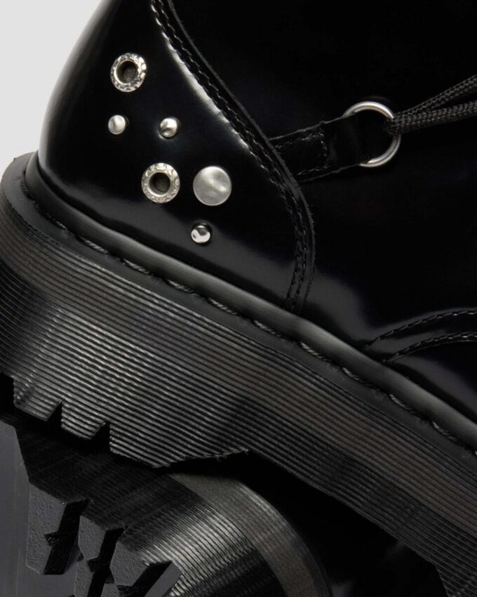 JADON HI Studded Buttero Leather Platform Boots JADON HI Studded Buttero Leather Platform Boots