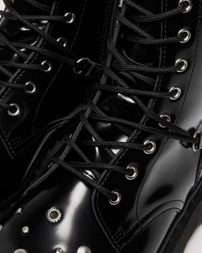 JADON HI Studded Buttero Leather Platform Boots JADON HI Studded Buttero Leather Platform Boots