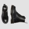Jadon White Stitch Smooth Leather Platform Boots Jadon White Stitch Smooth Leather Platform Boots