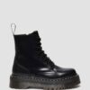 Jadon White Stitch Smooth Leather Platform Boots Jadon White Stitch Smooth Leather Platform Boots