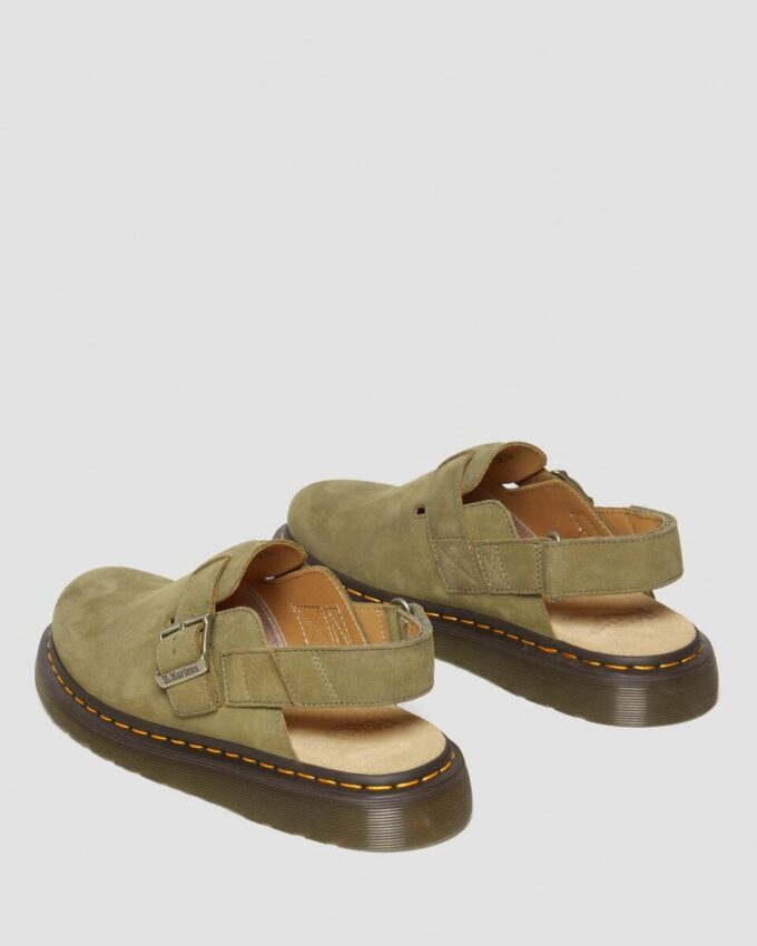 Jorge II Tumbled Nubuck Leather Slingback Mules Jorge II Tumbled Nubuck Leather Slingback Mules