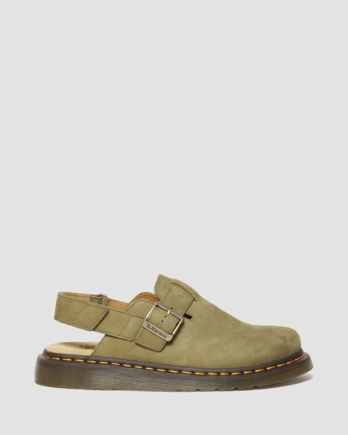 Jorge II Tumbled Nubuck Leather Slingback Mules Jorge II Tumbled Nubuck Leather Slingback Mules