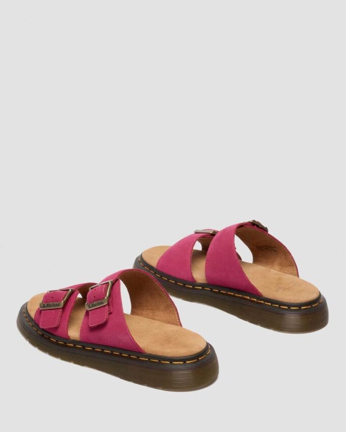 JOSEF Nubuck Leather Slide Sandals