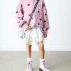 JUNIOR 1460 Gingham Leather Boots JUNIOR 1460 Gingham Leather Boots