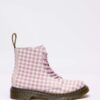 JUNIOR 1460 Gingham Leather Boots JUNIOR 1460 Gingham Leather Boots
