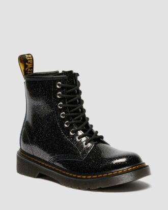JUNIOR 1460 GLITTER PATENT LEATHER BOOTS