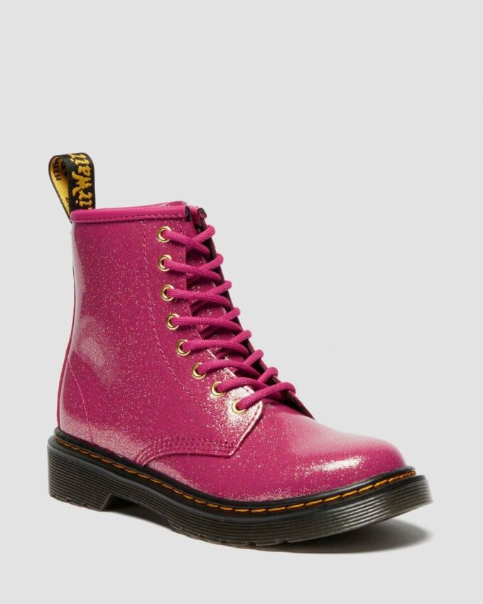 JUNIOR 1460 GLITTER PATENT LEATHER BOOTS JUNIOR 1460 GLITTER PATENT LEATHER BOOTS