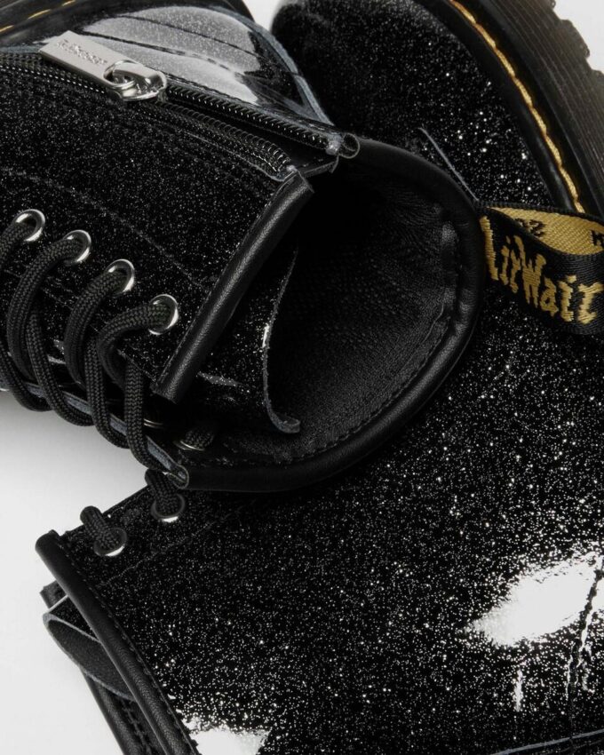 JUNIOR 1460 GLITTER PATENT LEATHER BOOTS JUNIOR 1460 GLITTER PATENT LEATHER BOOTS