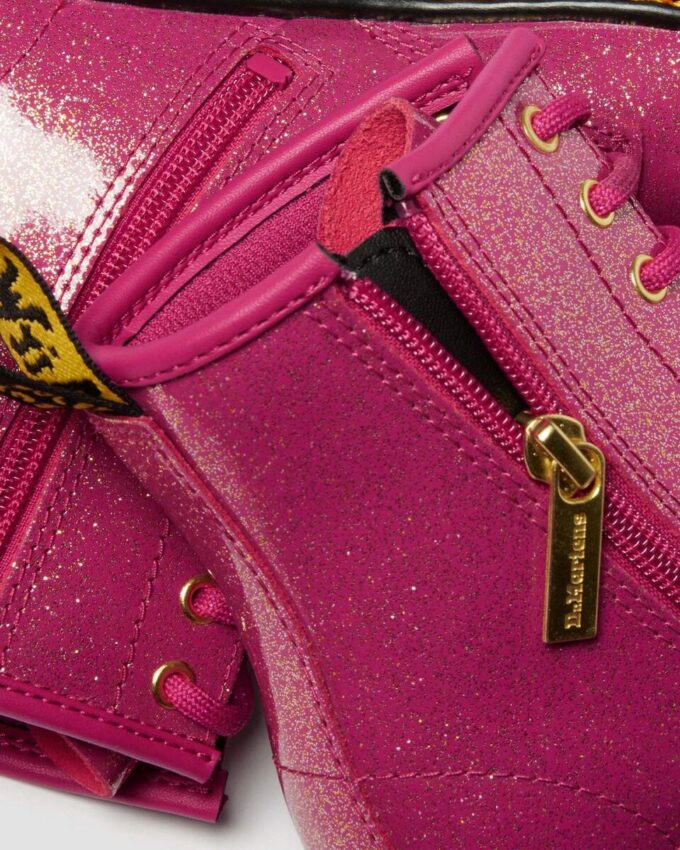 JUNIOR 1460 GLITTER PATENT LEATHER BOOTS JUNIOR 1460 GLITTER PATENT LEATHER BOOTS