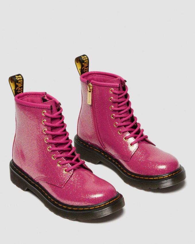 JUNIOR 1460 GLITTER PATENT LEATHER BOOTS JUNIOR 1460 GLITTER PATENT LEATHER BOOTS