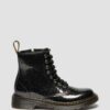 JUNIOR 1460 GLITTER PATENT LEATHER BOOTS JUNIOR 1460 GLITTER PATENT LEATHER BOOTS