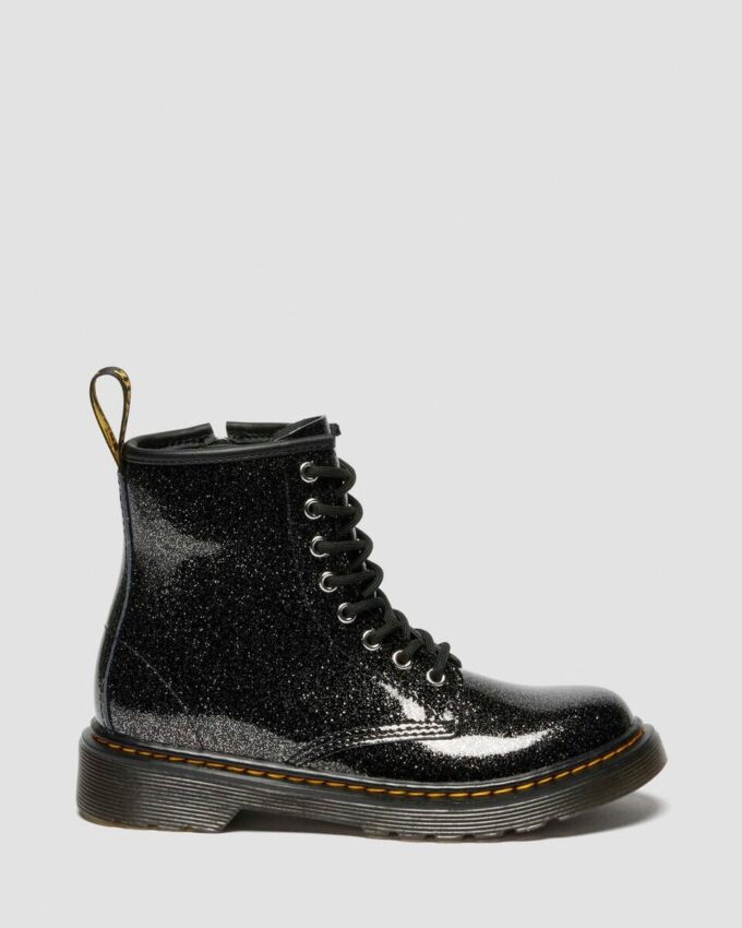 JUNIOR 1460 GLITTER PATENT LEATHER BOOTS JUNIOR 1460 GLITTER PATENT LEATHER BOOTS